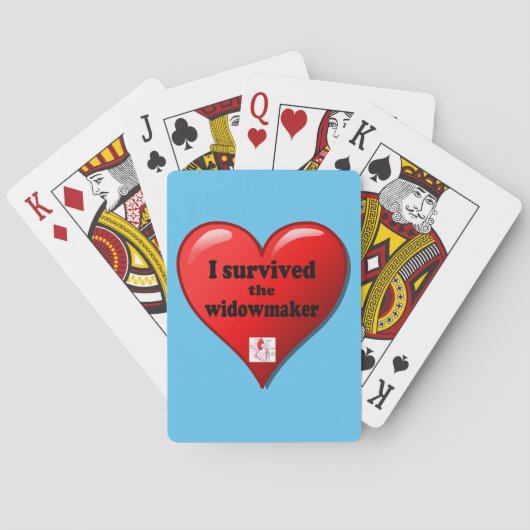 Ich überlebte den Widowmaker Spielkarten (Rückseite)
