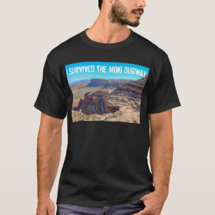 Ich überlebte der Moki Dugway den T - Shirt Männ