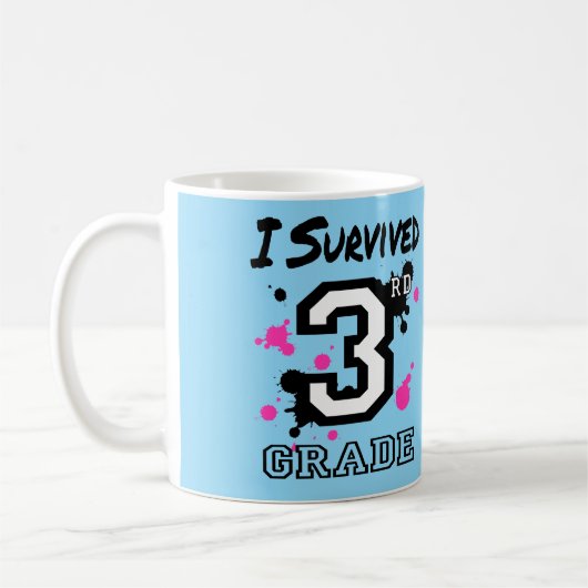 Ich überlebte die 3. Klasse Kaffeetasse (Links)
