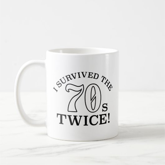 Ich überlebte die 70er zweimal kaffeetasse (Links)