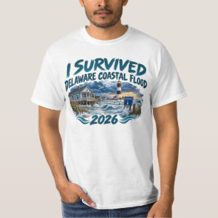 Ich überlebte die Delaware-Küstenflut 2026 Küsten- T-Shirt