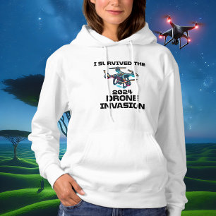 Ich überlebte die Drohnen-Invasion 2024 Hoodie