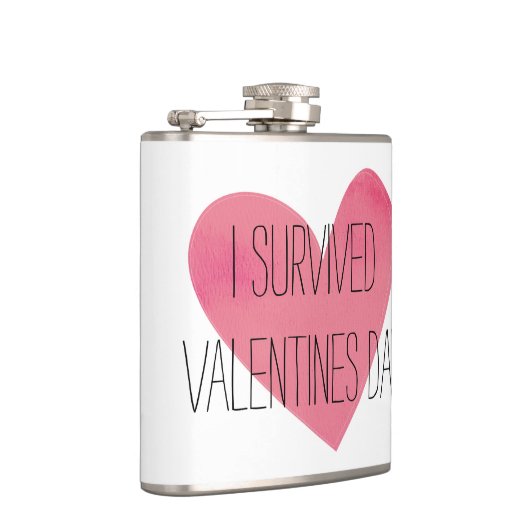 Ich überlebte die Flasche Valentinstag Flachmann (Rechts)