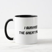 Ich überlebte die große Pause Tasse (Links)