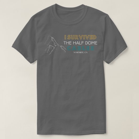 Ich überlebte die halben Dome-Kabel T-Shirt (Design vorne)