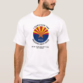 Ich überlebte die Hitzewelle von Arizona 2023 T-Shirt (Vorderseite)