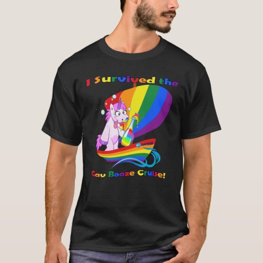 "Ich überlebte die homosexuelle T-Shirt (Vorderseite)