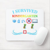 Ich überlebte die Kindergartenklasse 2021 Abschlus Mousepad (Mit Mouse)
