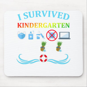 Ich überlebte die Kindergartenklasse 2021 Abschlus Mousepad