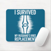 Ich überlebte die Knie-Operation meines Mannes 2 Mousepad (Mit Mouse)