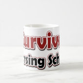 Ich überlebte die Krankenschule Kaffeetasse (Mittel)