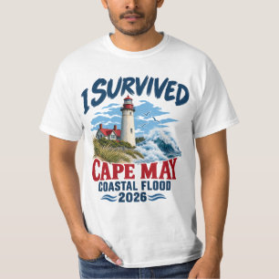 Ich überlebte die Küstenflut in Cape May 2026 New T-Shirt
