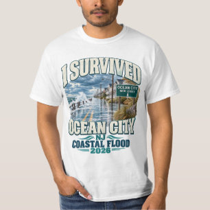 Ich überlebte die Küstenflut in Ocean City NJ 2026 T-Shirt