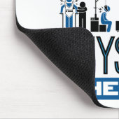 Ich überlebte die Leibesbehandlung Mousepad (Ecke)