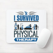 Ich überlebte die Leibesbehandlung Mousepad (Mit Mouse)