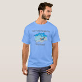 Ich überlebte die Pipeline Oahu Hawaii T-Shirt (Vorne ganz)