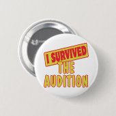 ICH ÜBERLEBTE DIE PRÜFUNG BUTTON (Vorne & Hinten)