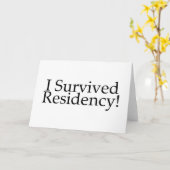 Ich überlebte die Residenz! Karte (Gelbe Blume)