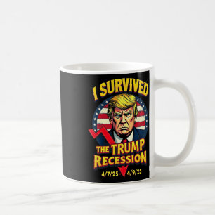 Ich überlebte die Rezession von Billionaire 4725-4 Kaffeetasse