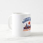 Ich überlebte die Sommerhitze Chicago Illinois Kaffeetasse (Vorderseite Links)