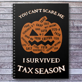 Ich überlebte die Steuersaison Notizblock