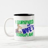 Ich überlebte die Transplantation meiner Ehefrau Zweifarbige Tasse (Links)