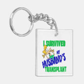 Ich überlebte die Transplantation meines Ehemanns Schlüsselanhänger (Vorderseite links)