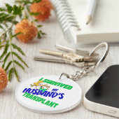 Ich überlebte die Transplantation meines Ehemanns Schlüsselanhänger (Vorderseite rechts)