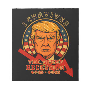 Ich überlebte die Trump-Rezession 4 7 25 - 4 9 25 Notizblock