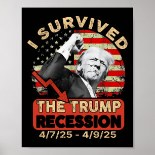 Ich überlebte die Trump-Rezession 4 7 25 - 4 9 25 Poster