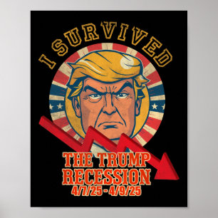 Ich überlebte die Trump-Rezession 4 7 25 - 4 9 25 Poster
