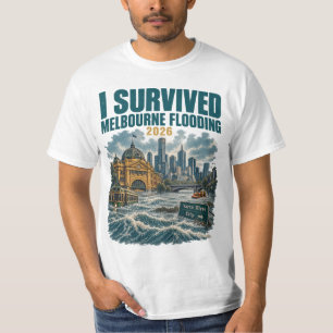 Ich überlebte die Überschwemmung in Melbourne 2026 T-Shirt