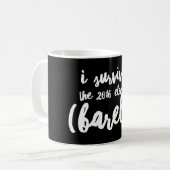Ich überlebte die Wahl-Tasse 2016 Kaffeetasse (Vorderseite Links)