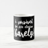 Ich überlebte die Wahl-Tasse 2016 Kaffeetasse (Mittel)