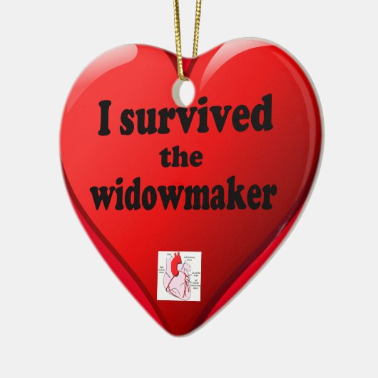 Ich überlebte die Widowmaker-Keramik Keramik Ornament (Links)