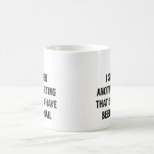 Ich überlebte ein anderes Meeting Kaffeetasse (Mittel)