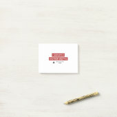 Ich überlebte ein anderes Meeting Post-it Klebezettel (Auf Schreibtisch)