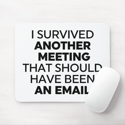 Ich überlebte ein anderes Treffen, das eigentlich Mousepad (Mit Mouse)