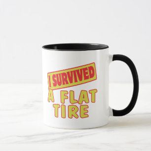 ICH ÜBERLEBTE EIN FLACHTIER TASSE
