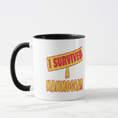 ICH ÜBERLEBTE EIN MAMMOGRAMM TASSE (Links)