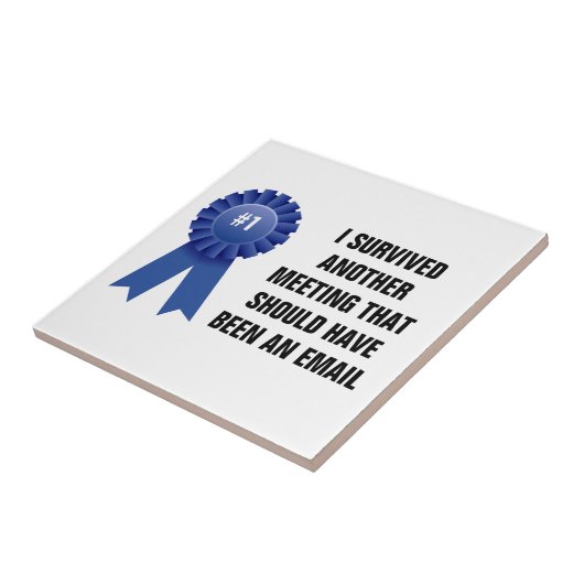 Ich überlebte eine andere Sitzung, die a gewesen Fliese (Seite)