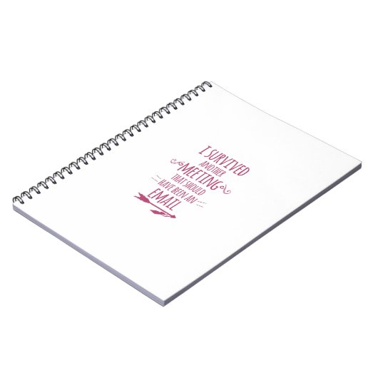 Ich überlebte eine andere Sitzung Notizblock (Linke Seite)