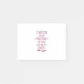 Ich überlebte eine andere Sitzung Post-it Klebezettel (Vorderseite)