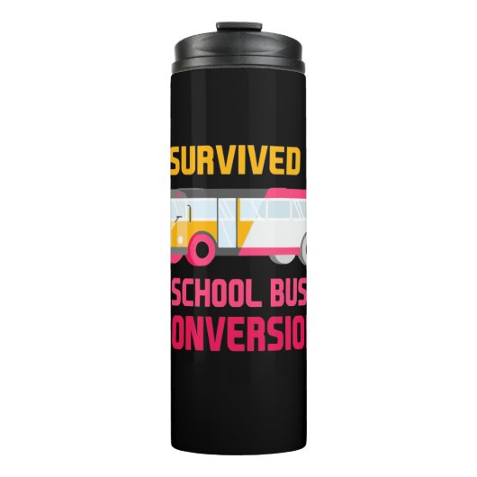 Ich überlebte eine Schulbusumstellung Thermosbecher (Vorderseite)