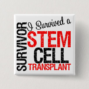 Ich überlebte eine Stammzelle-Transplantation Button