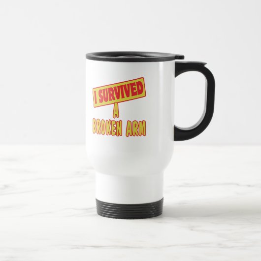 ICH ÜBERLEBTE EINEN BROKEN ARM REISEBECHER (Rechts)