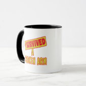 ICH ÜBERLEBTE EINEN BROKEN ARM TASSE (Vorderseite Links)