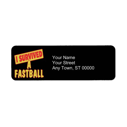 ICH ÜBERLEBTE EINEN FASTBALL (Vorne)