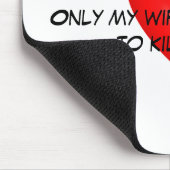 Ich überlebte einen Herzinfarkt Mousepad (Ecke)