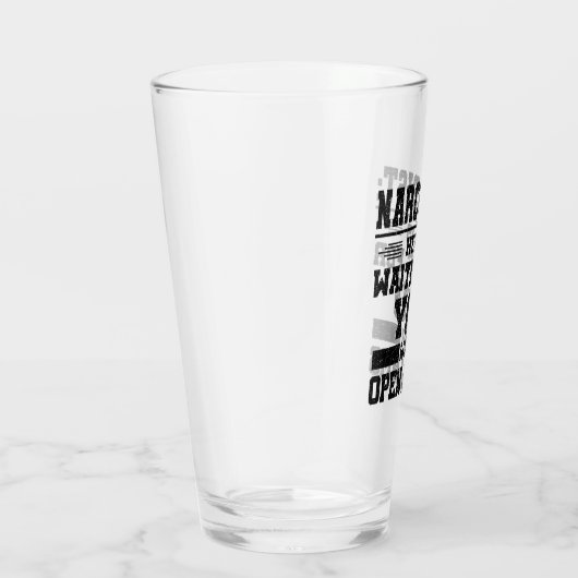 Ich überlebte einen Narzissten Glas (Rechts)